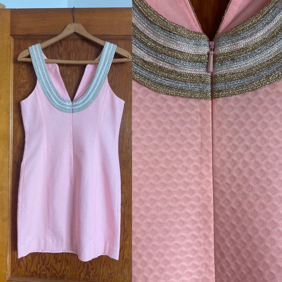 Lilly Pulitzer Valli Shift Dress Paradise Pink Size 0 - Picture 5 of 9